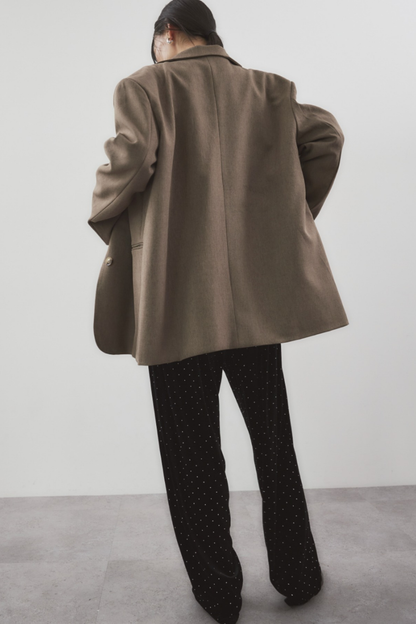 Single-breasted tailored jacket