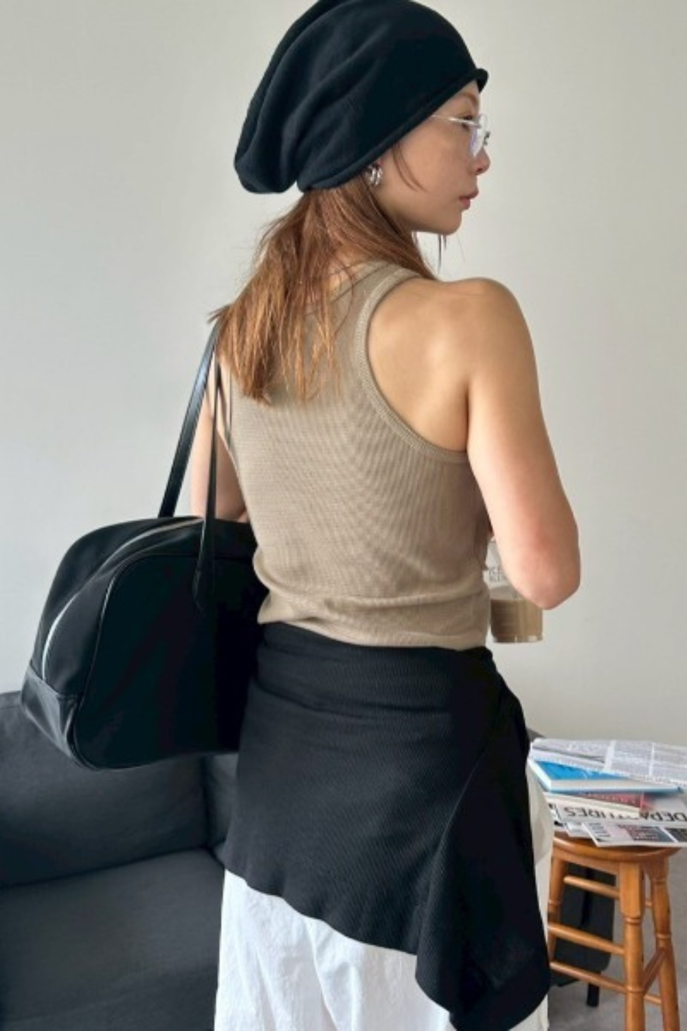 Thermal cup-in tank top