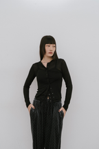 Cami set compact cardigan