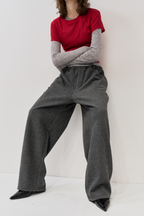Brushed jersey pants