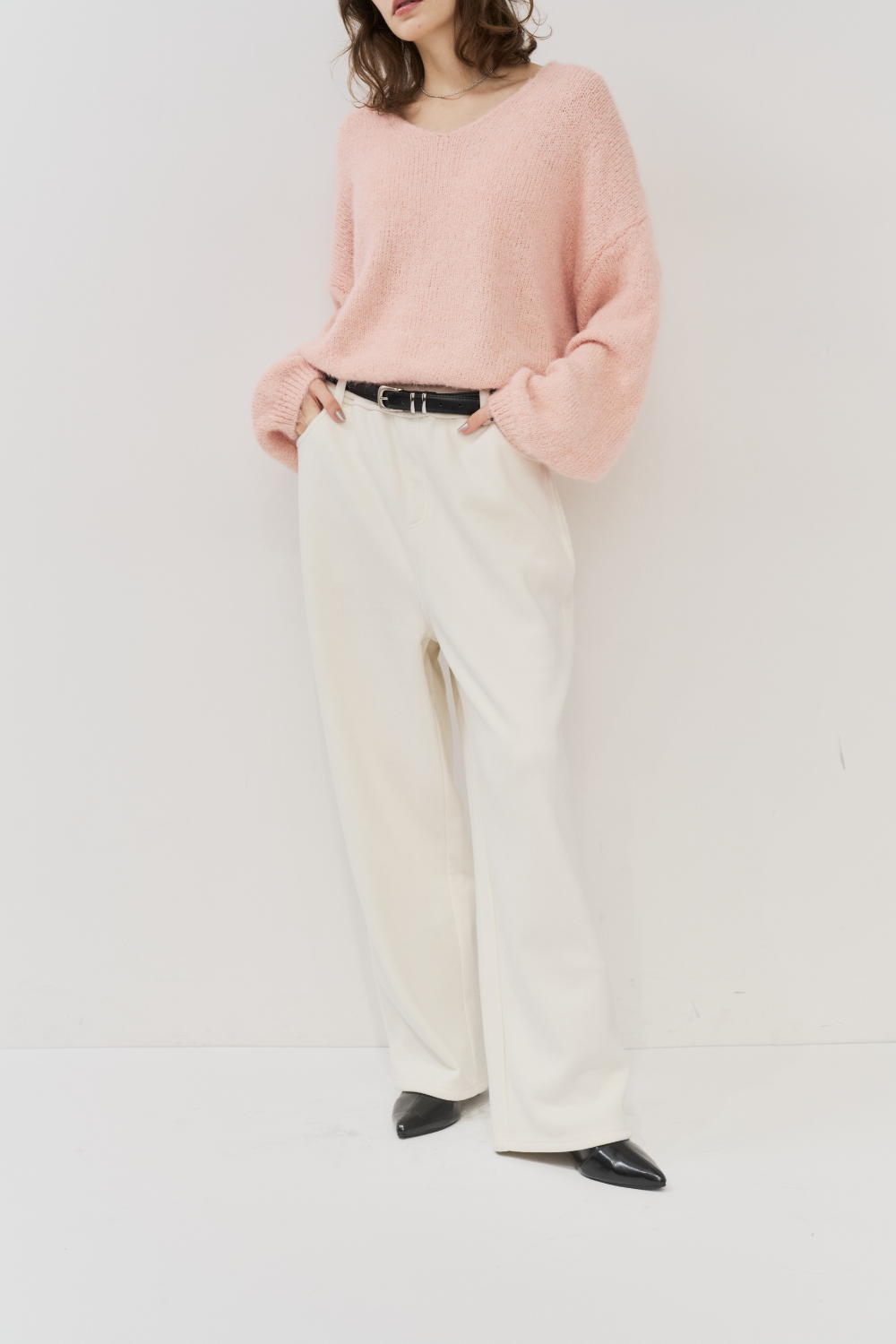 Brushed jersey pants