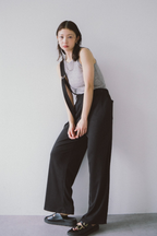 Shoulder belt rib pants