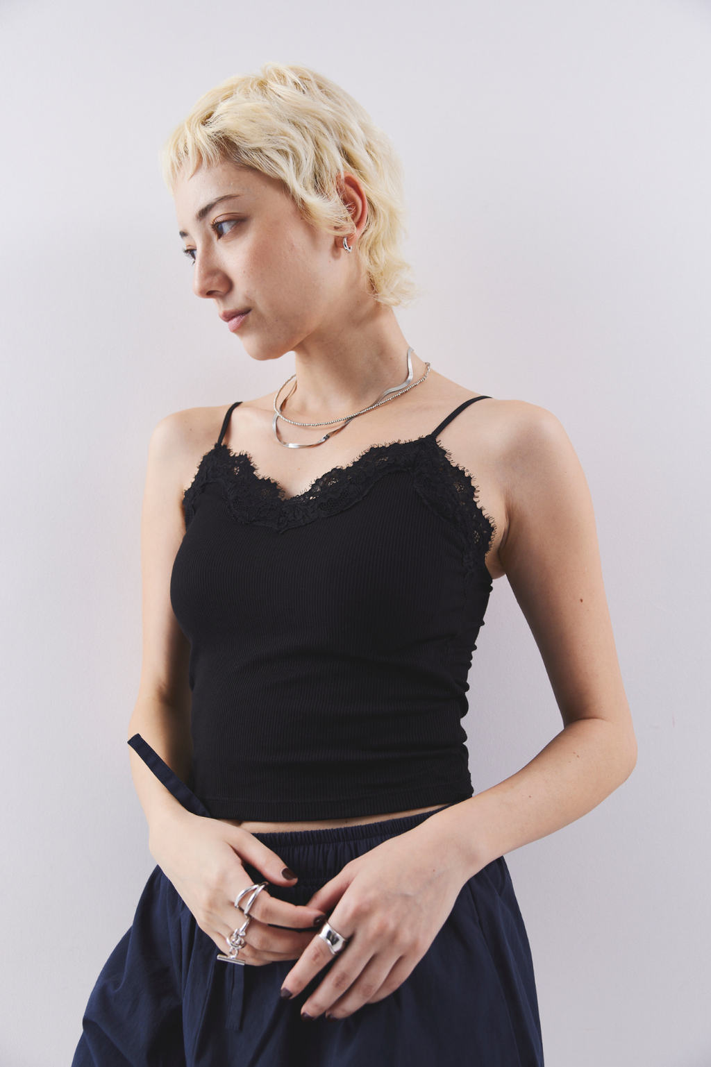 Cup in lace camisole