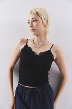 Cup in lace camisole