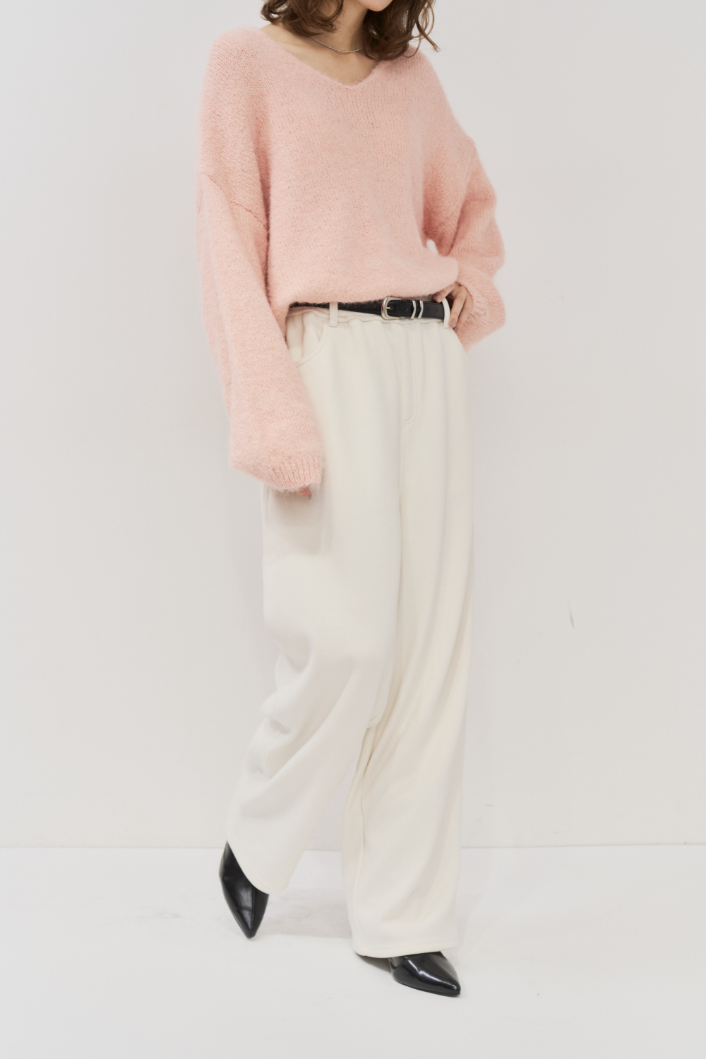 Brushed jersey pants