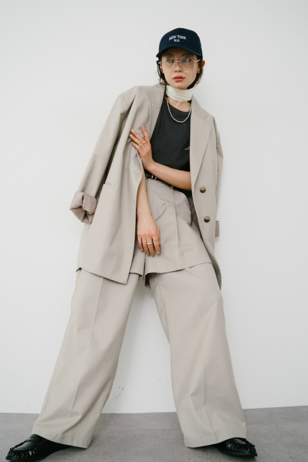 【Collaboration】Mini heart embroidery tee