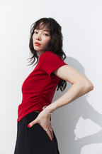Side gather compact TEE