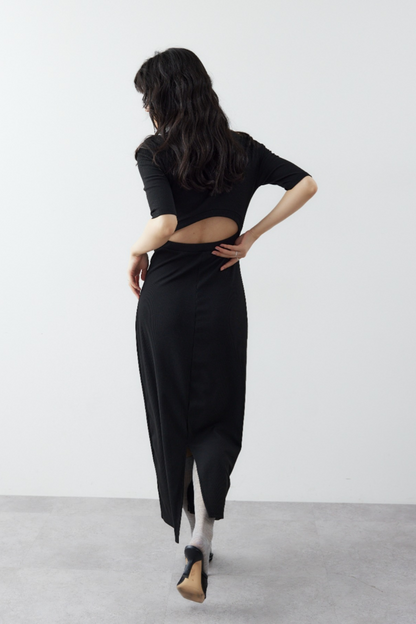 Back cut design dress