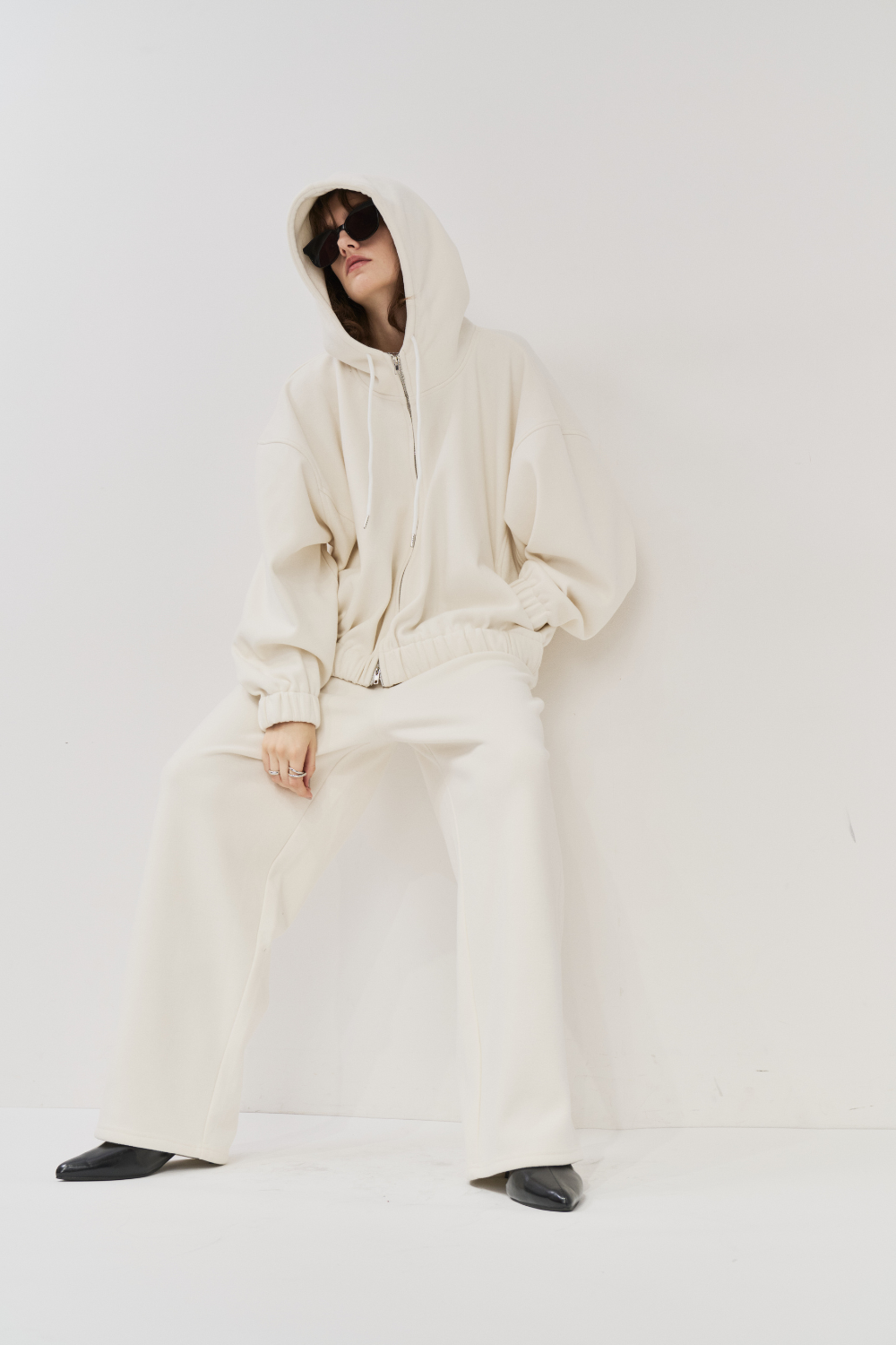 Brushed jersey pants