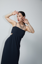 Side slit cami dress