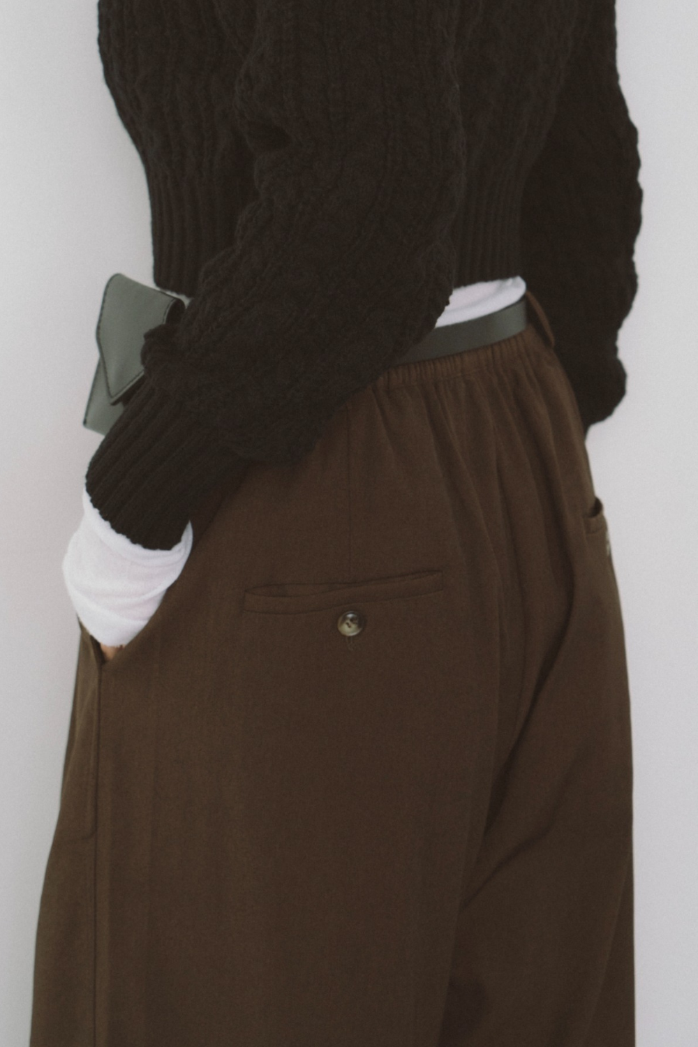 Comfort semi wide pants