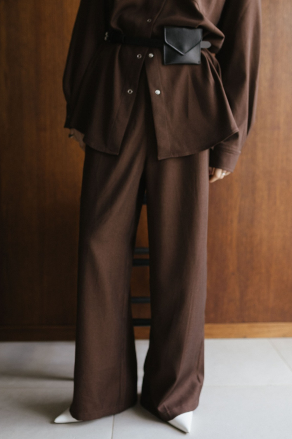 Comfort semi wide pants