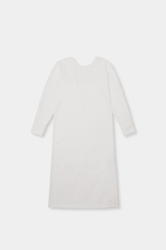 Back open cut dress