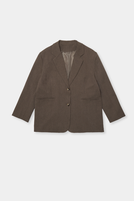 Single-breasted tailored jacket