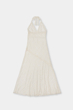 Halter neck lace dress