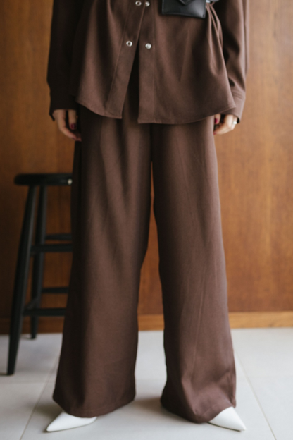 Comfort semi wide pants