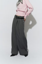 2-tuck wide pants