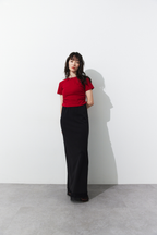 Side gather compact TEE