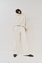 Brushed jersey pants