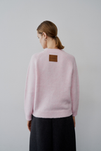 【 preorder 】 Soft hairy knit pullover