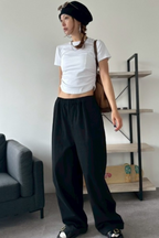 Side gather compact T-shirt