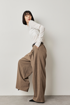 2-tuck wide pants