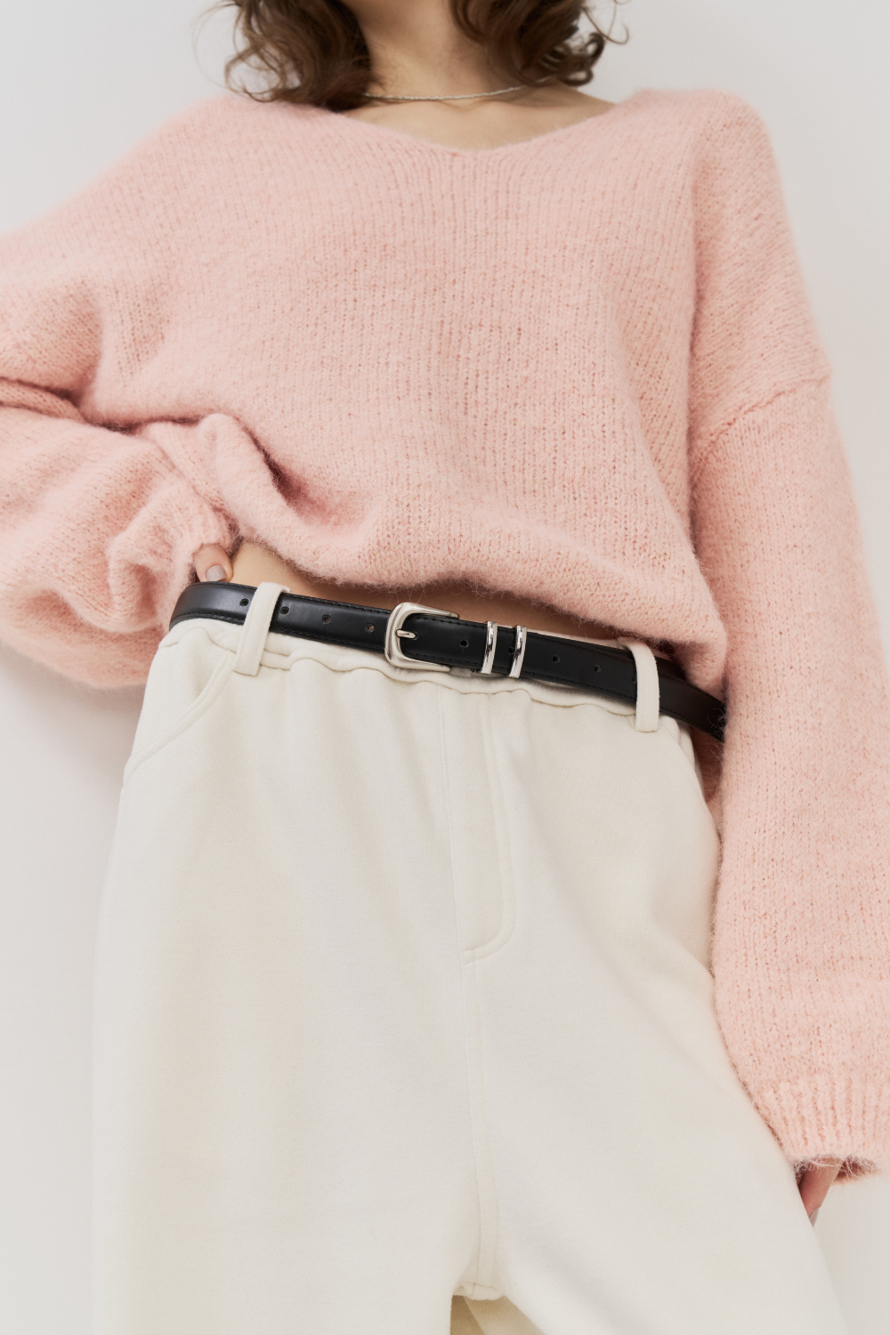 Brushed jersey pants