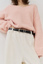 Brushed jersey pants