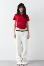 Side gather compact T-shirt