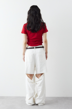 Side gather compact T-shirt