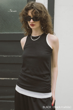 2Pack sheer rib tank top