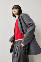 Single-breasted tailored jacket