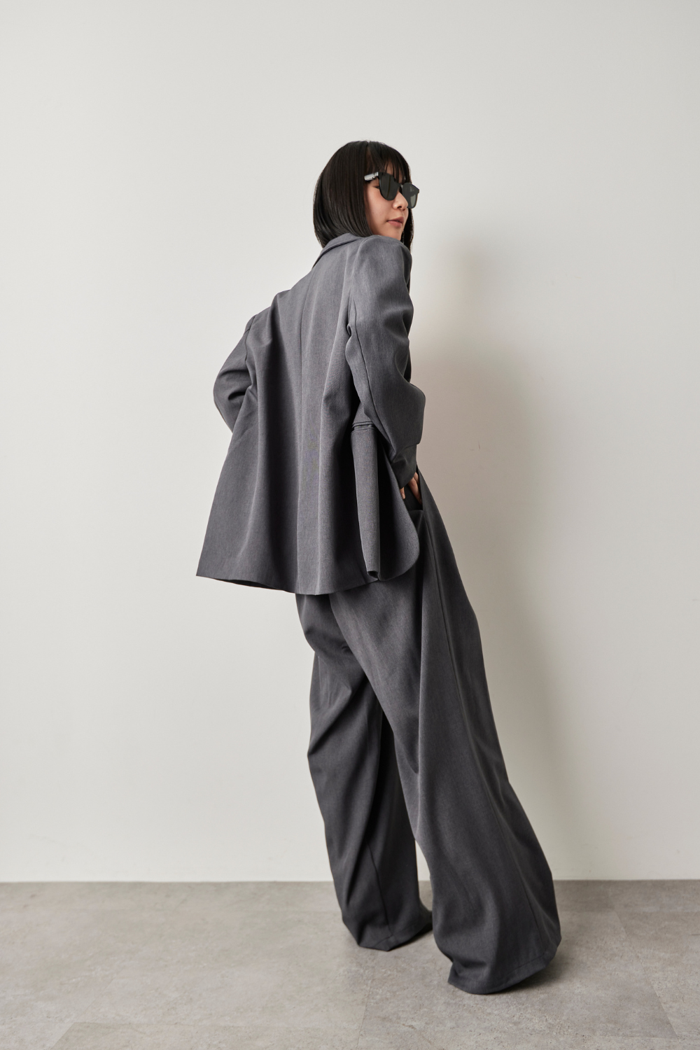 Single-breasted tailored jacket