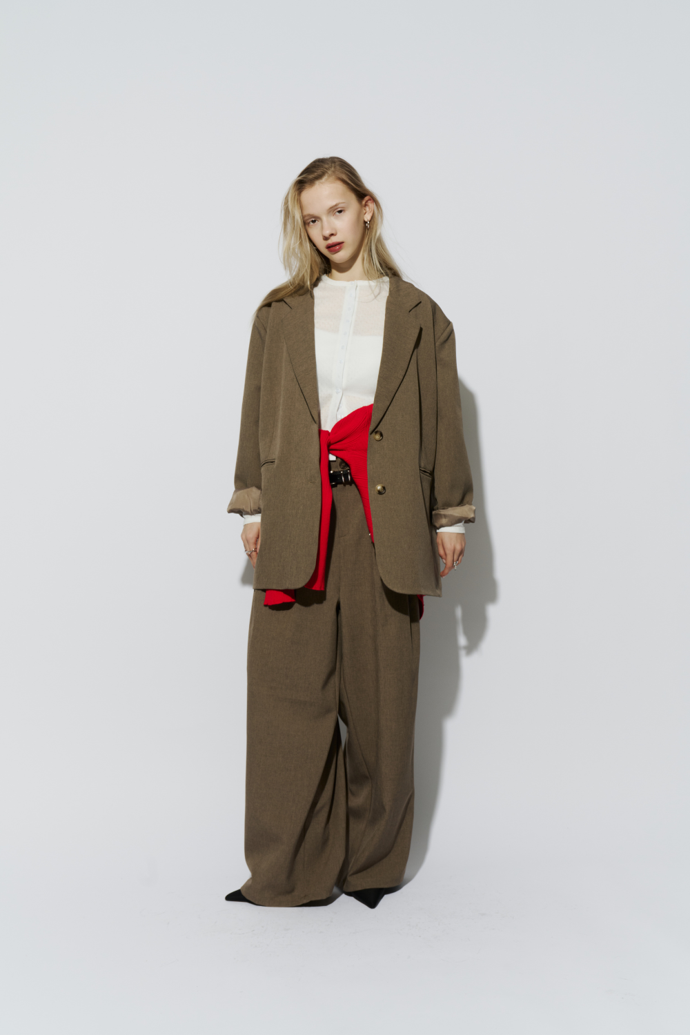 Single-breasted tailored jacket