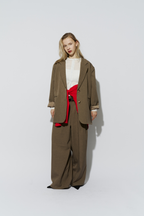 Single-breasted tailored jacket