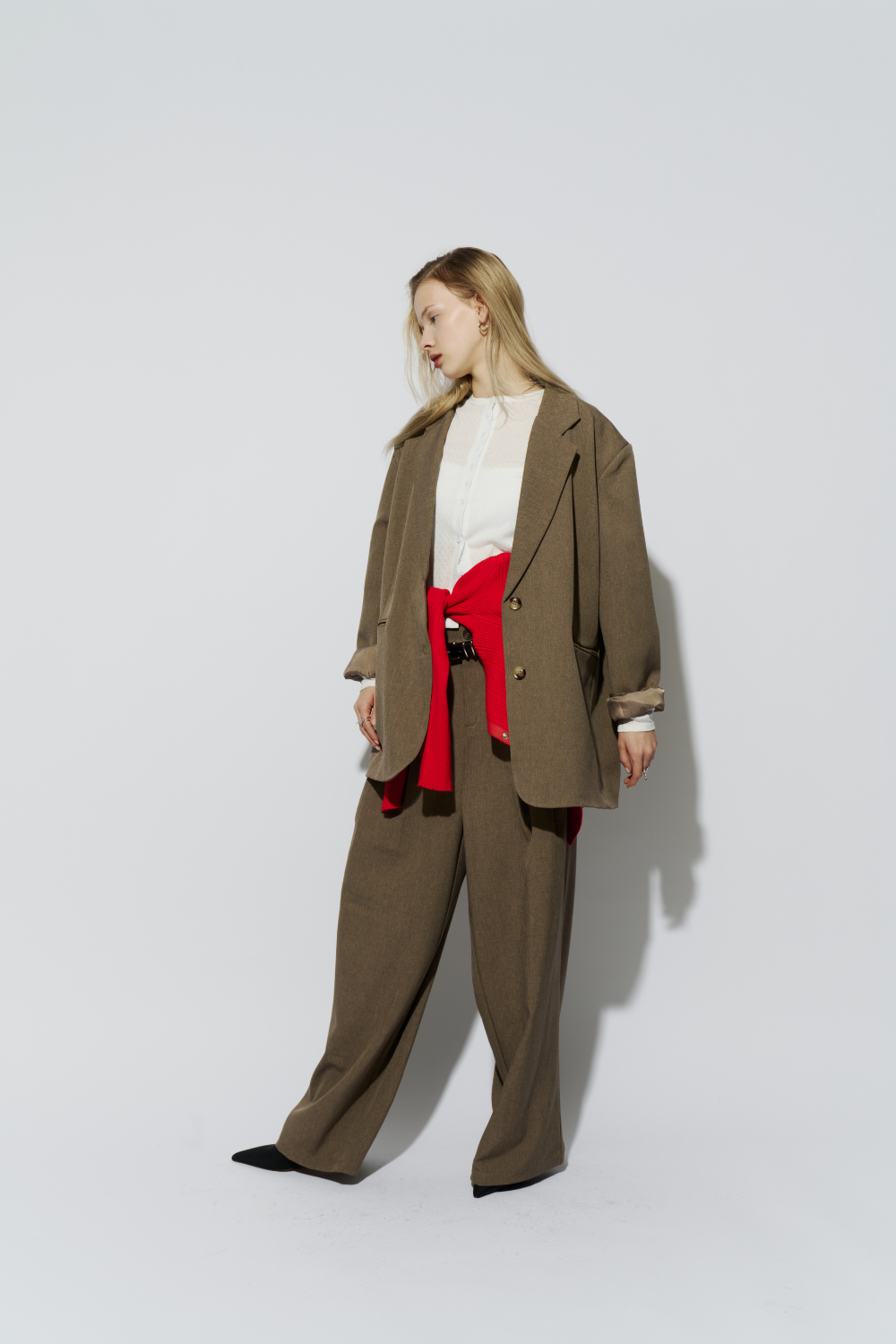 Single-breasted tailored jacket