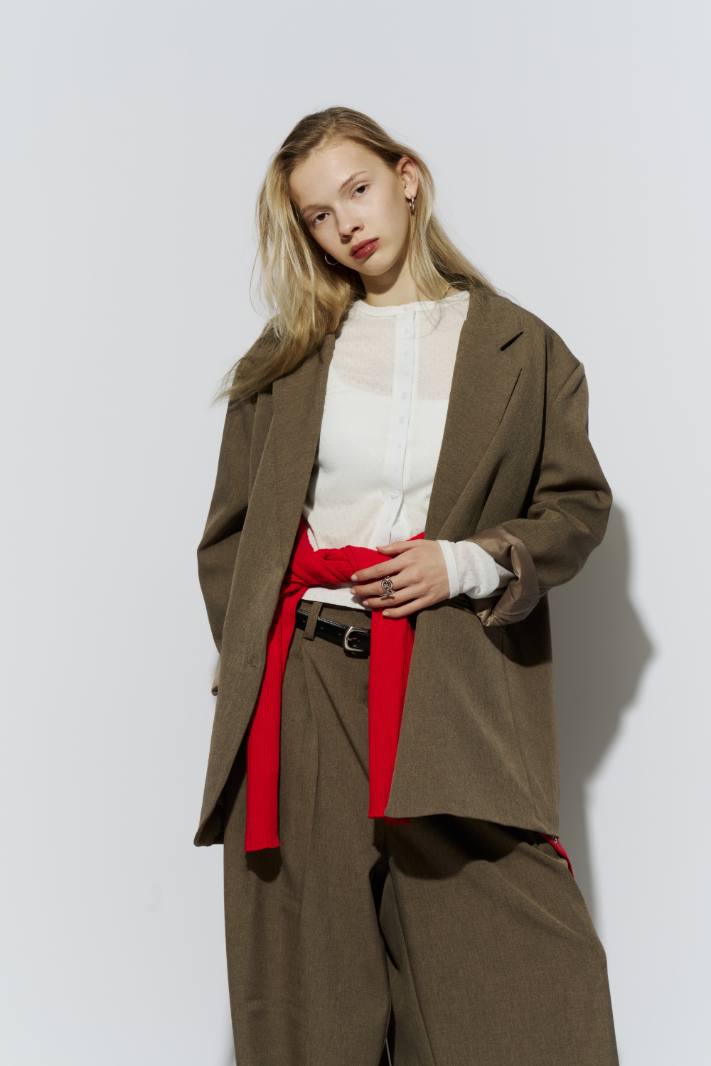 Single-breasted tailored jacket