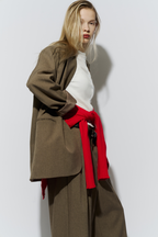 Single-breasted tailored jacket