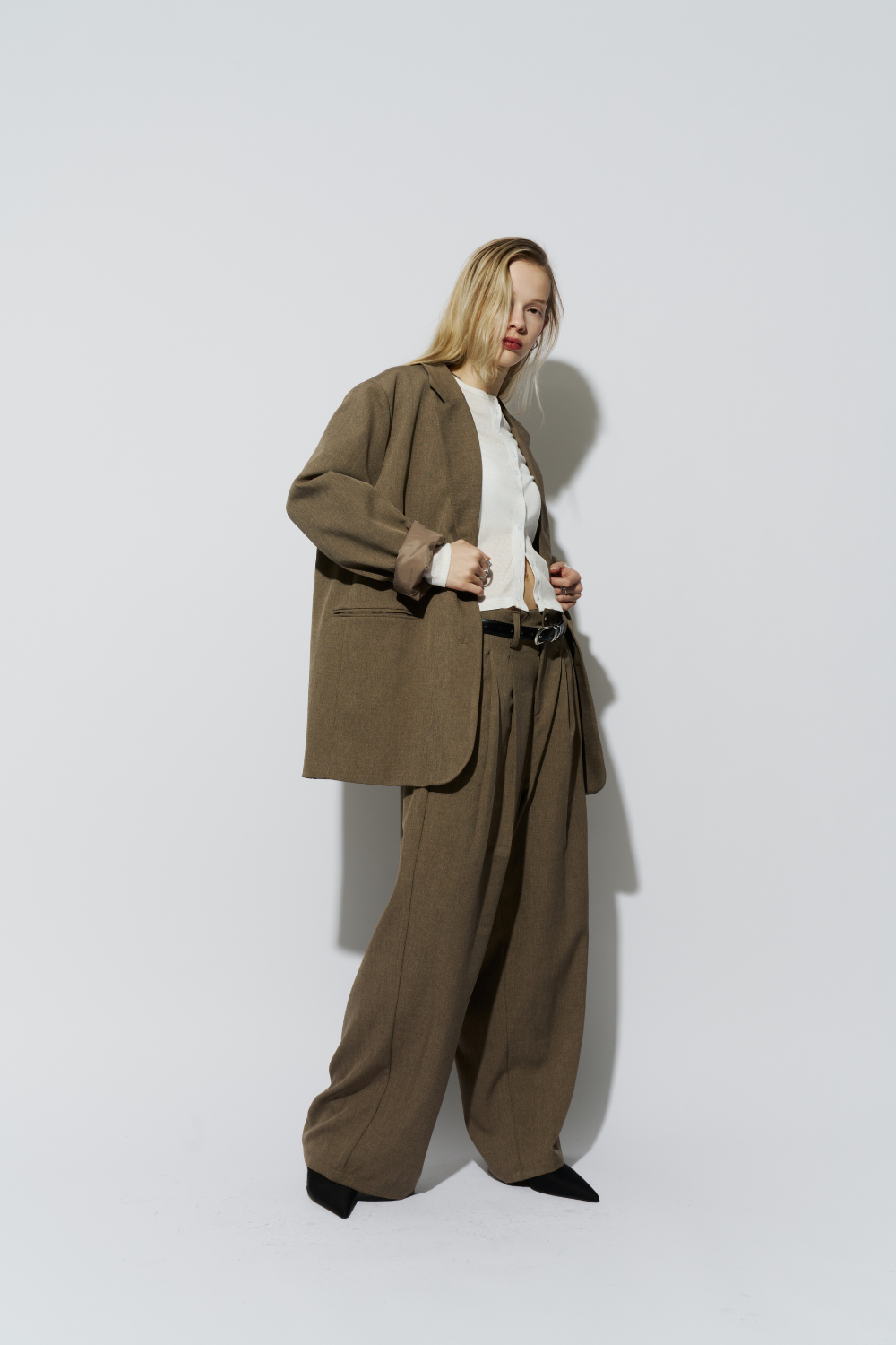 Single-breasted tailored jacket