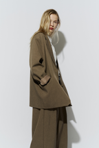 Single-breasted tailored jacket