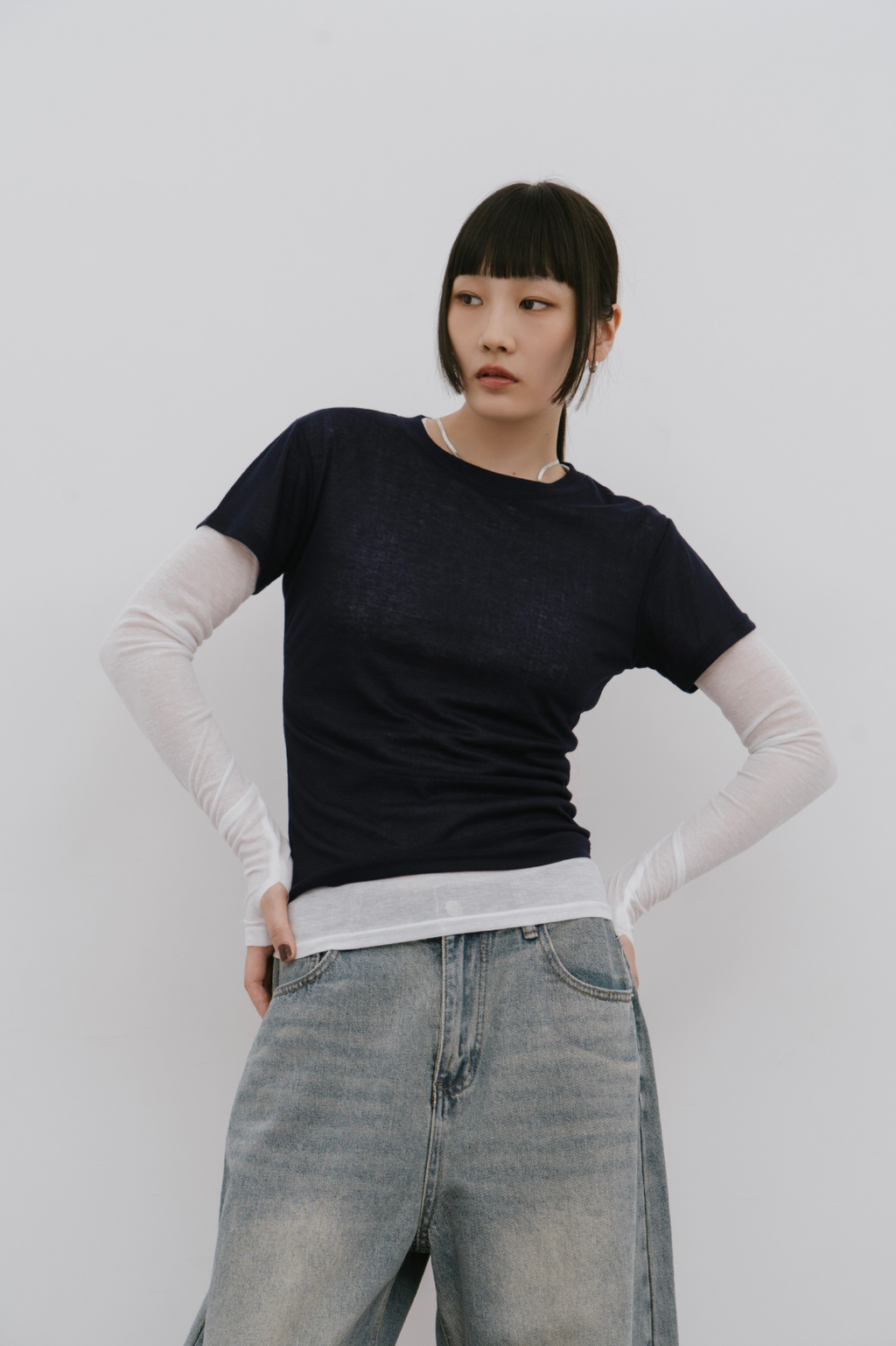 2Pack sheer variation TEE
