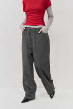 Brushed jersey pants