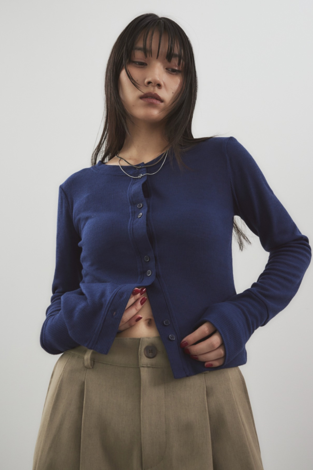 Sheer rib cardigan – HANNE ONLINE SHOP