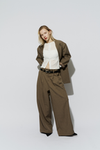 Single-breasted tailored jacket