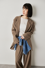 Single-breasted tailored jacket