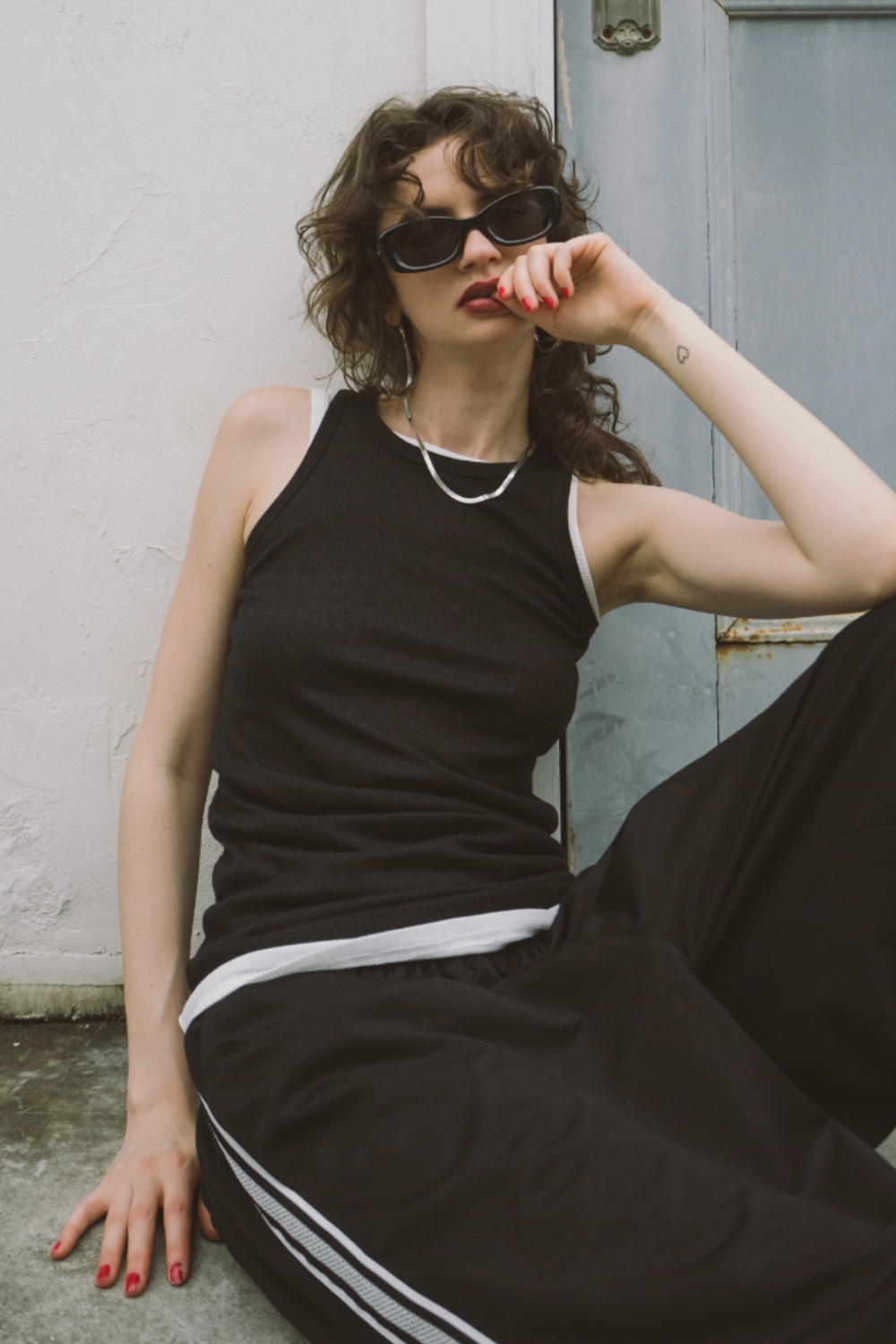 2Pack sheer rib tank top