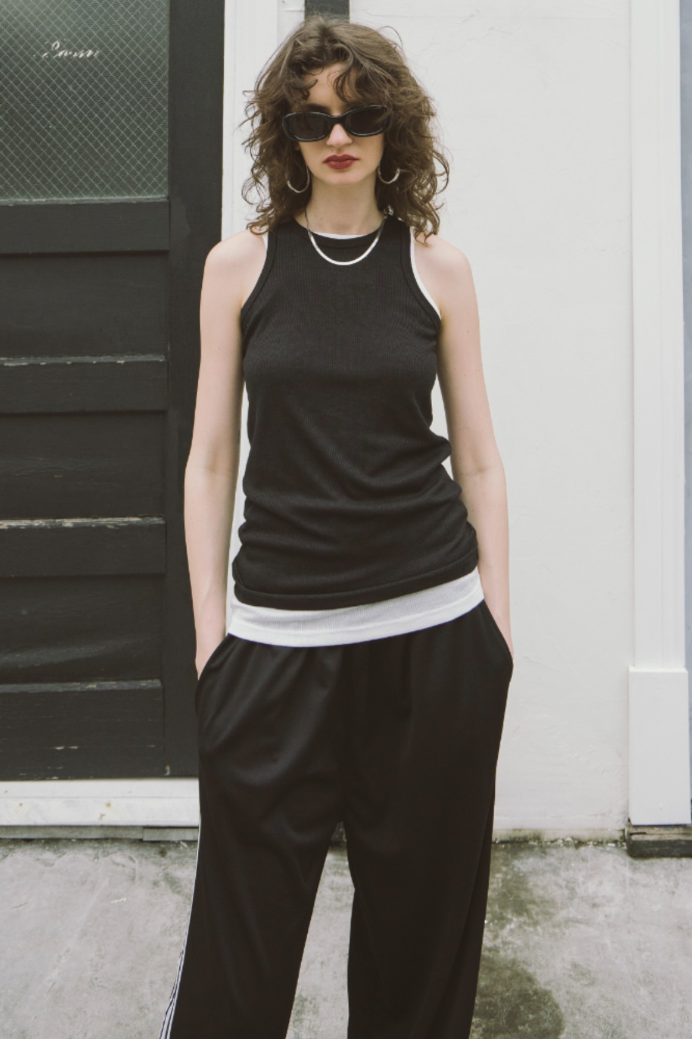 2Pack sheer rib tank top