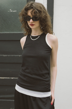 2Pack sheer rib tank top