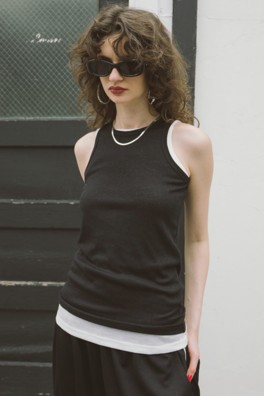 2Pack sheer rib tank top