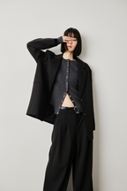 Single-breasted tailored jacket